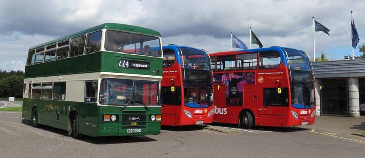 Mexborough & Swinton Leyland Olympian 658 and Unibus Alexander Dennis Enviro400 10034 & 10037